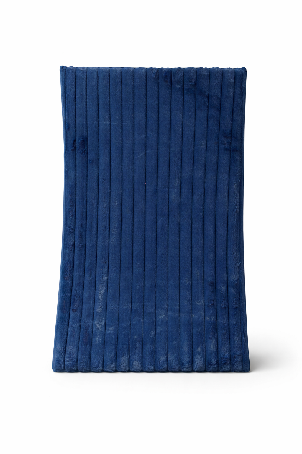 VIMORÈ Luxe Ribbed Faux Fur Bath Mat – Royal Navy