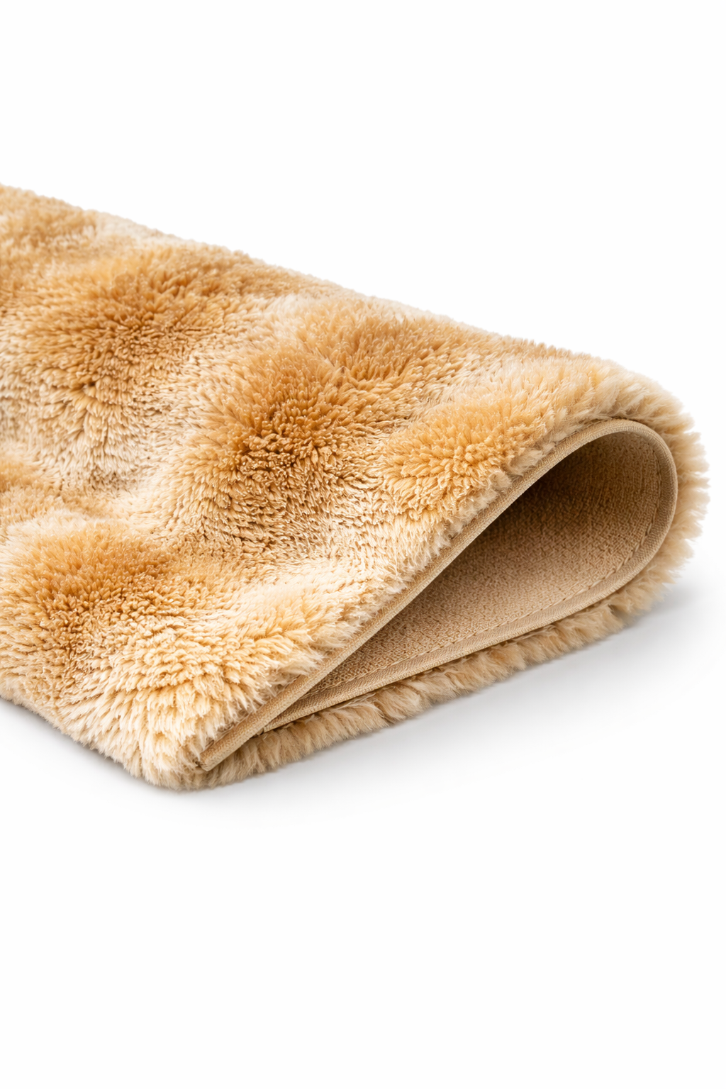 VIMORÈ Ivory Glow Faux Fur Rug – Soft Plush | Warm Beige Luxury