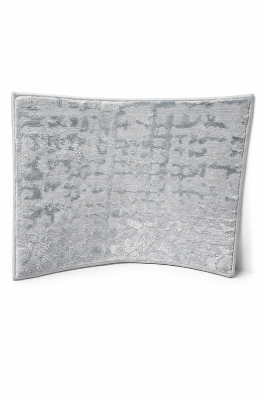 VIMORÈ Frost Pattern Luxe Rug – Modern Textured Grey | Premium Soft Finish
