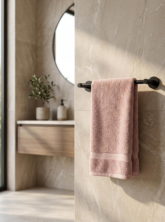 Blush Soft Cotton Hand Towels – Standard Size (Set of 4)